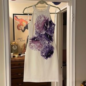 GUESS Purple & White Floral Dress